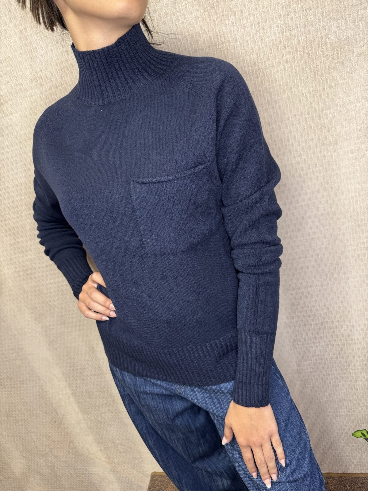 Maglia Lupetto con Tasca - No-Nà