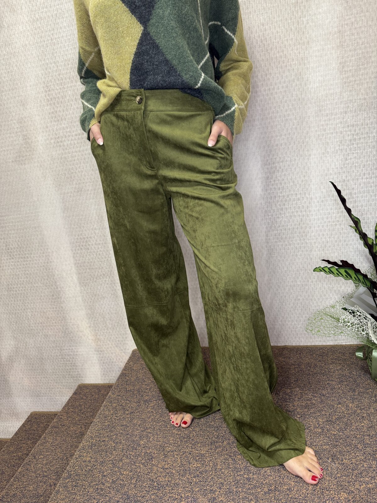 Pantalone Ecosuede ETERE - Nenette