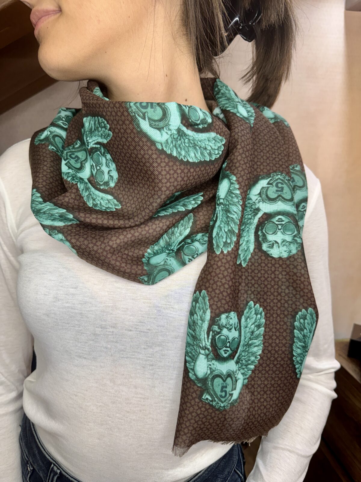 Foulard SHAL Angeli Green - Il the delle 5