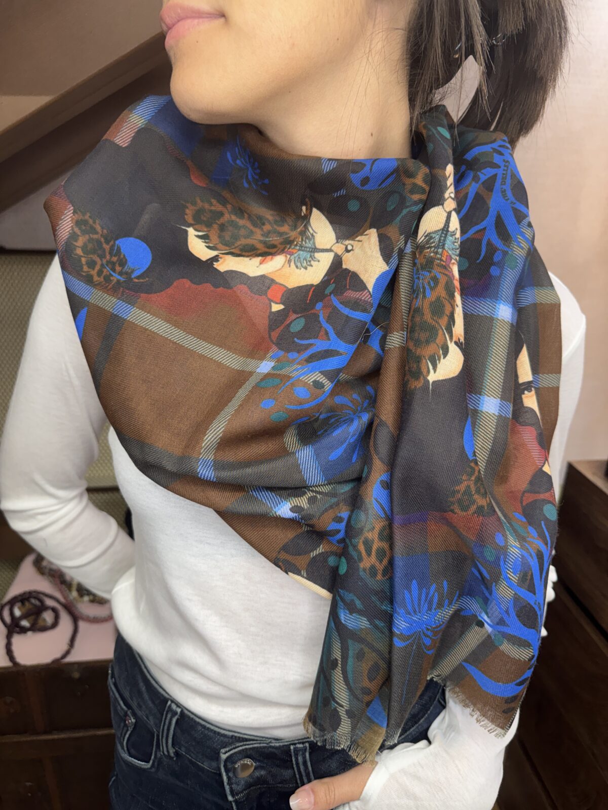 Foulard SHAL Dama Blu - Il the delle 5