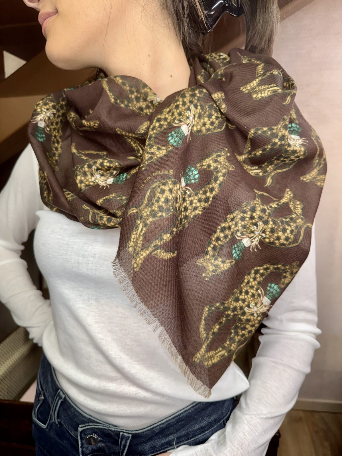 Foulard SHAL Giraffa Choco - Il the delle 5
